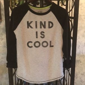 KIND IS COOL PJ TOP. Enjoyed twice. Very Comfy.